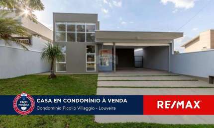 Casa em condomínio fechado com 3 quartos à venda na Estrada Alfredo Strabello, 999, Vilagge Capricio, Louveira