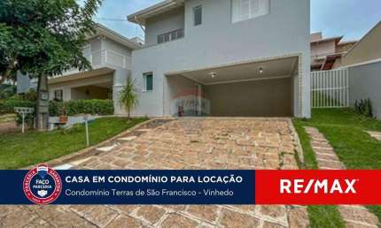 Casa para locação no Condomínio Terras de São Francisco em Vinhedo/SP