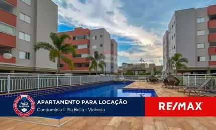 Apartamento com 3 Suítes para Alugar - Condomínio Il Piu Bello - Vinhedo/SP