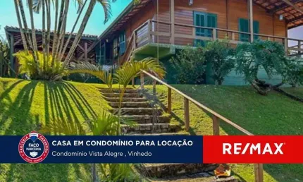 CASA DE CONDOMÍNIO TÉRREA PARA LOCAÇÃO - CONDOMÌNIO VISTA ALEGRE - VINHEDO - SP