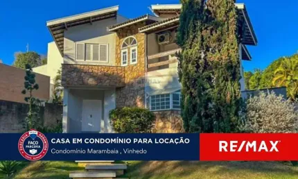 Casa de condomínio com 4 quartos e 5 banheiros para alugar, 289 m² por r$ 10.000/mês