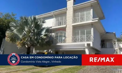 Aluga-se casa no Vista Alegre - Vinhedo.  4 dormitórios