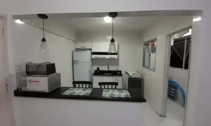 Excelente apartamento reformado 63m² 01 dorm. itararé são vicente sp