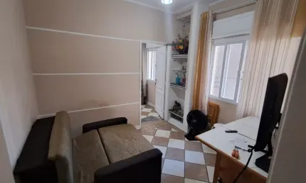 Apartamento em Frente Praia Mobiliado para Alugar 40m² 01 Dorm. Itararé São Vicente SP
