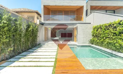 Casa em condomínio fechado com 5 quartos à venda na rua ivaldo de azambuja, 222, barra da tijuca, rio de janeiro, 300 m2 por r$ 4.990.000