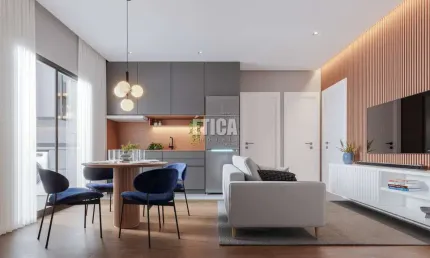 Apartamento com 2 quartos à venda na rua arthur mohr, 326, portão, curitiba, 55 m2 por r$ 602.900
