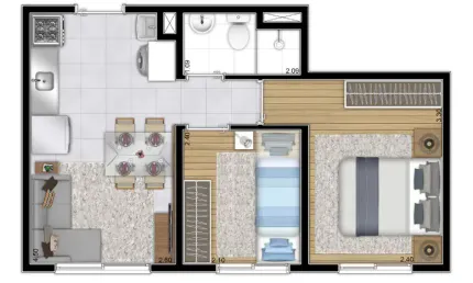 Apartamento com 2 quartos à venda na Rua Solimões, 455, Barra Funda, São Paulo