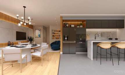 Apartamento com 3 quartos à venda na Rua Vitória, Cabral, Curitiba
