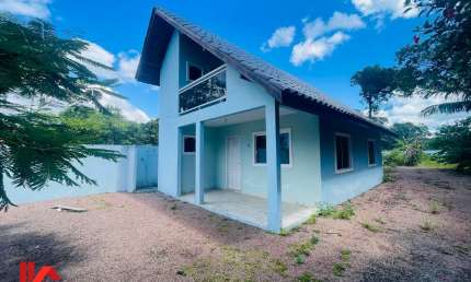 Oportunidade Imperdível em Itapoá! Terreno Duplo à 300m da Praia com Casa Ampla!