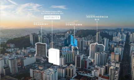 Apartamento com 2 quartos à venda, 43 m² por R$ 349.900 - Centro - Juiz de Fora/MG