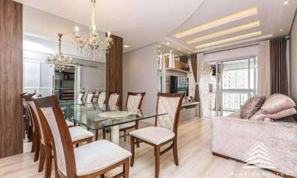 Apartamento a venda no Ecoville, 2 dormitórios, sacada com churrasqueira, 1 vaga de garagem, Parque Ecoville, Rua Monsenhor Ivo Zanlorenzi