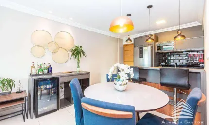 Apartamento com 2 dormitórios à venda, 69 m² por r$ 715.000,00 - água verde - curitiba/pr