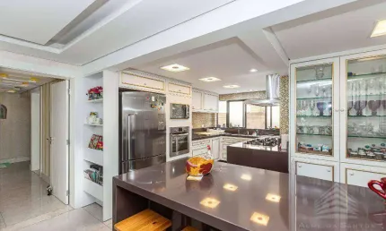 Apartamento garden com 3 dormitórios à venda, 215 m² por r$ 3.500.000 - juvevê - curitiba/pr