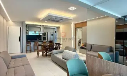 Apartamento mobiliado montado e decorado a venda na Mata da Praia com Vista Mar