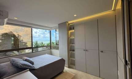 Apartamento Mobiliado e Projetado na Beira-Mar de Formosa – Vista Espetacular!