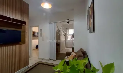 Apartamento 2 Quartos para Venda em São Vicente, Centro, 2 dormitórios, 1 banheiro, 1 vaga