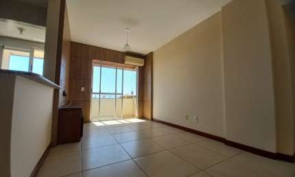 Apartamento de dois dormitórios com vista para o mar no Jardim Cidade de Florianópolis.
