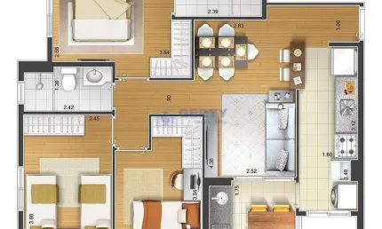 Apartamento residencial para venda - 70,23 m²!! santa paula, são caetano do sul