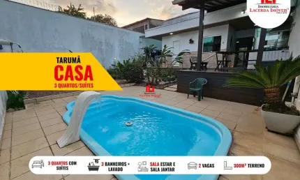 Casa em Condomínio para Venda em Manaus, Tarumã, 3 dormitórios, 3 suítes, 4 banheiros, 4 vagas