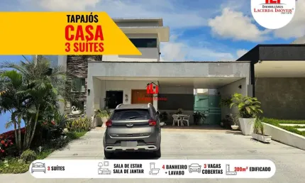Casa em Condomínio para Venda em Manaus, Tarumã, 3 dormitórios, 3 suítes, 4 banheiros, 4 vagas