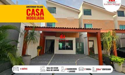 Casa em Condomínio para Locação, Flores, 4 dormitórios, 4 suítes, 4 banheiros, 3 vagas