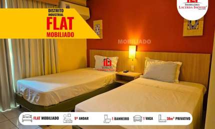 Flat para Locação em Manaus, Japiim, 1 dormitório, 1 suíte, 1 banheiro, 1 vaga