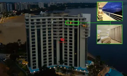 Flat para Venda em Manaus, Ponta Negra, 1 dormitório, 1 suíte, 1 banheiro, 1 vaga