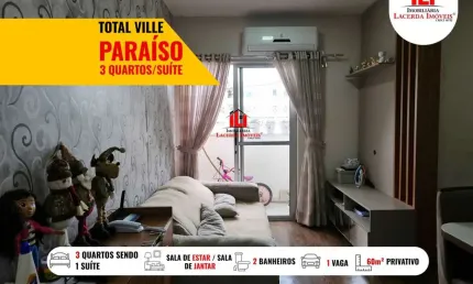 Apartamento para Venda em Manaus, Lago Azul, 3 dormitórios, 1 suíte, 2 banheiros, 1 vaga
