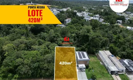Terreno à venda na Avenida Frederico Baird, 621, Ponta Negra, Manaus