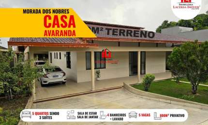 Casa em Condomínio para Venda em Manaus, Tarumã, 5 dormitórios, 3 suítes, 5 banheiros, 6 vagas