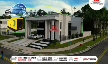 Casa em Condomínio para Venda, Ponta Negra, 5 dormitórios, 3 suítes, 6 banheiros, 6 vagas