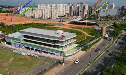 Prédio Comercial para Locação em Manaus, Ponta Negra, 90 vagas