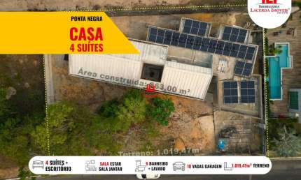 Casa em Condomínio para Venda em Manaus, Ponta Negra, 4 dormitórios, 4 suítes, 5 banheiros, 4 vagas
