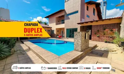 Casa em Condomínio para Venda em Manaus, Chapada, 5 dormitórios, 5 suítes, 8 banheiros, 6 vagas
