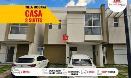 Casa em Condomínio para Venda em Manaus, Flores, 3 dormitórios, 3 suítes, 4 banheiros, 3 vagas