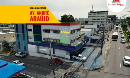 Prédio Comercial para Locação em Manaus, São Francisco, 1 dormitório, 1 suíte, 1 banheiro, 3 vagas