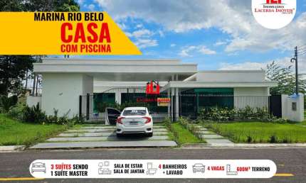 Casa em Condomínio para Venda em Manaus, Ponta Negra, 3 dormitórios, 3 suítes, 4 banheiros, 4 vagas