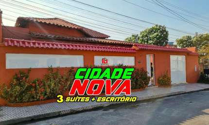Casa para Venda em Manaus, Cidade Nova, 3 dormitórios, 3 suítes, 4 banheiros, 3 vagas