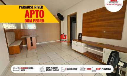 Apartamento para Locação em Manaus, Dom Pedro I, 3 dormitórios, 1 suíte, 3 banheiros, 1 vaga
