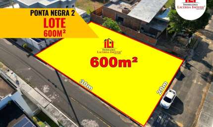 Terreno à venda na Avenida Cecília Meireles, 7, Ponta Negra, Manaus