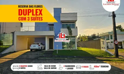 Casa em Condomínio para Venda em Manaus, Ponta Negra, 3 dormitórios, 3 suítes, 5 banheiros, 4 vagas