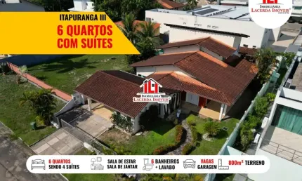 Casa em Condomínio para Venda em Manaus, Ponta Negra, 6 dormitórios, 4 suítes, 6 banheiros, 4 vagas