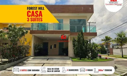 Casa em condomínio para venda em manaus, colônia terra nova, 3 dormitórios, 3 suítes, 4 banheiros, 4 vagas
