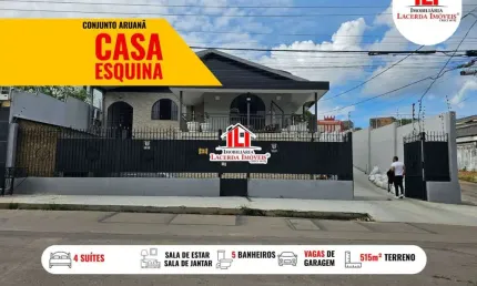 Apartamento para venda em manaus, compensa, 4 dormitórios, 4 suítes, 5 banheiros, 4 vagas