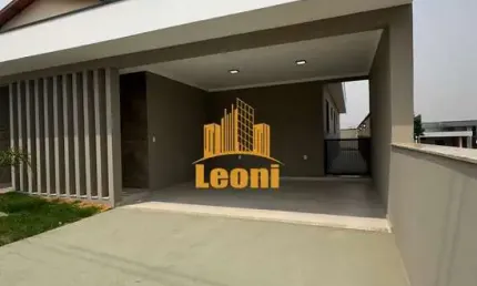 Casa nova 3 Qts com 1 suíte + 2 vagas de garagem + área gourmet
