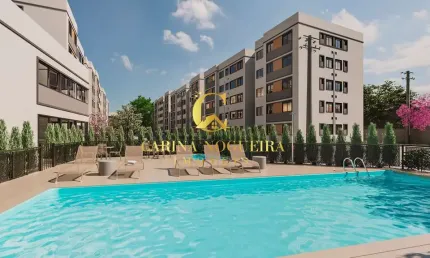 Apartamento 2 dormitórios com infraestrutura completa de lazer e segurança.