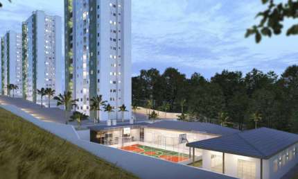 Apartamento para Venda em Sorocaba, Caguassu, 2 dormitórios, 1 banheiro, 1 vaga