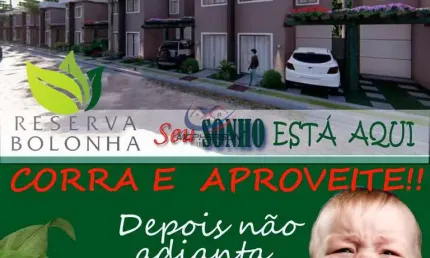 Reserva Bolonha 2 Quartos 2 Banheiros 1 Vagas na garagem