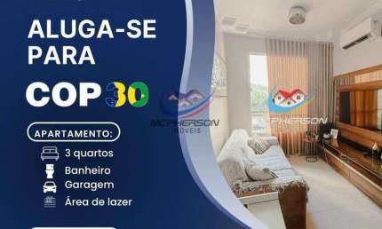 Apartamento para alugar para COP 30 no Condomínio PLANETARIUM JUPITER , com 2 quartos sendo 1 suíte, em Belém, Mangueirão