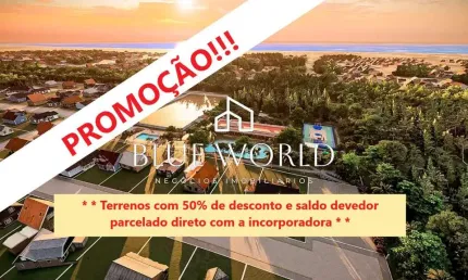 Terreno em condomínio fechado à venda na Rua dos Lagos, s/n, Centro, São Francisco do Sul, 450 m2 por R$ 499.900